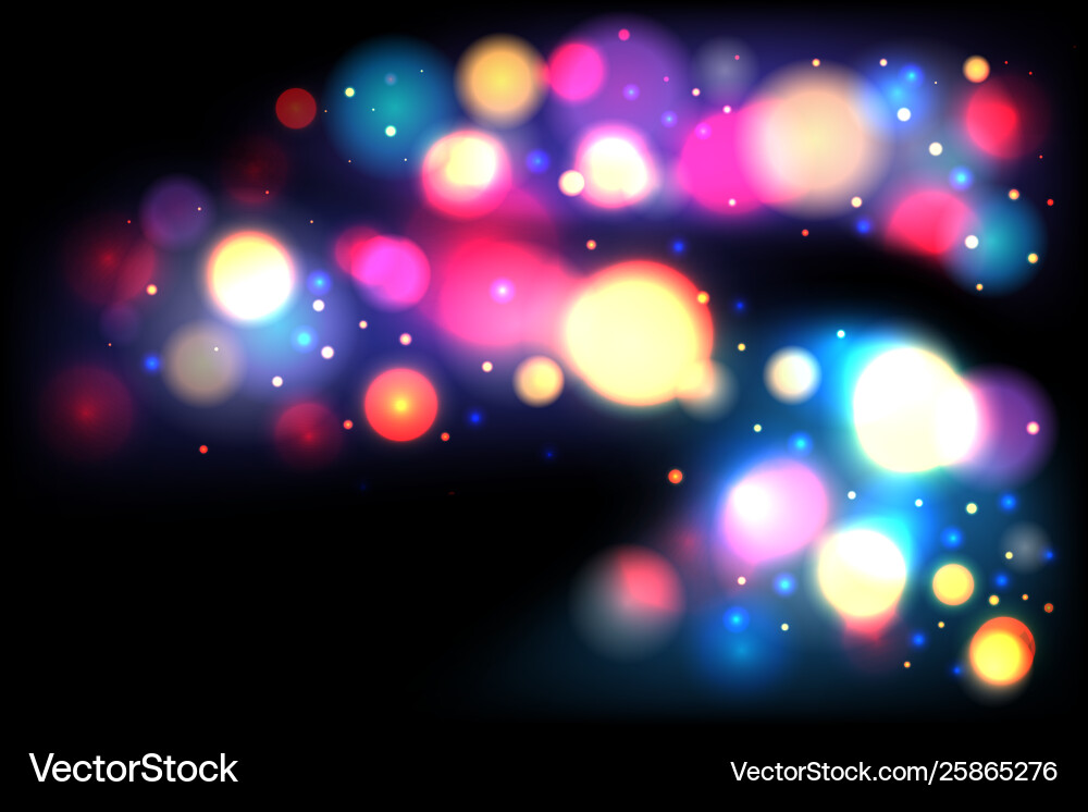 Abstract light bokeh background and glowing Abstract light bokeh background and glowing vector image