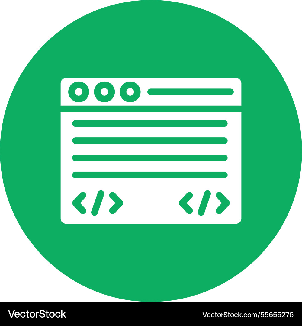 Command line icon design Vector Image