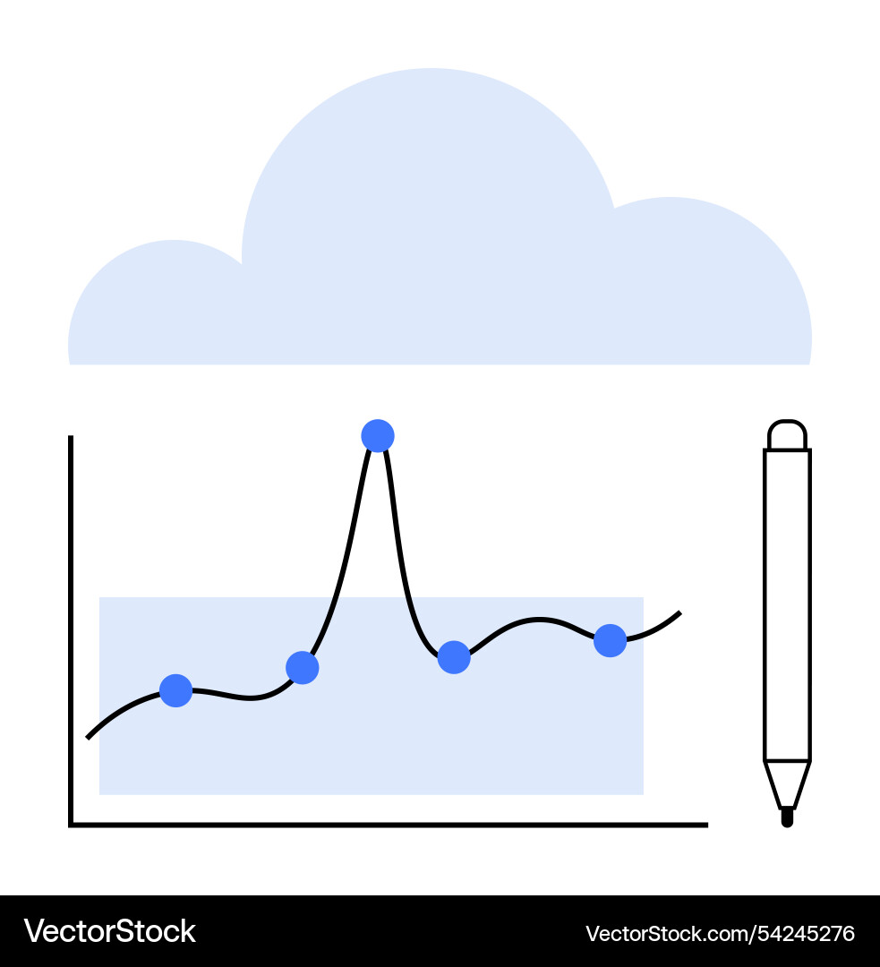 Data analysis and insights in the cloud from raw Data analysis and insights in the cloud from raw vector image
