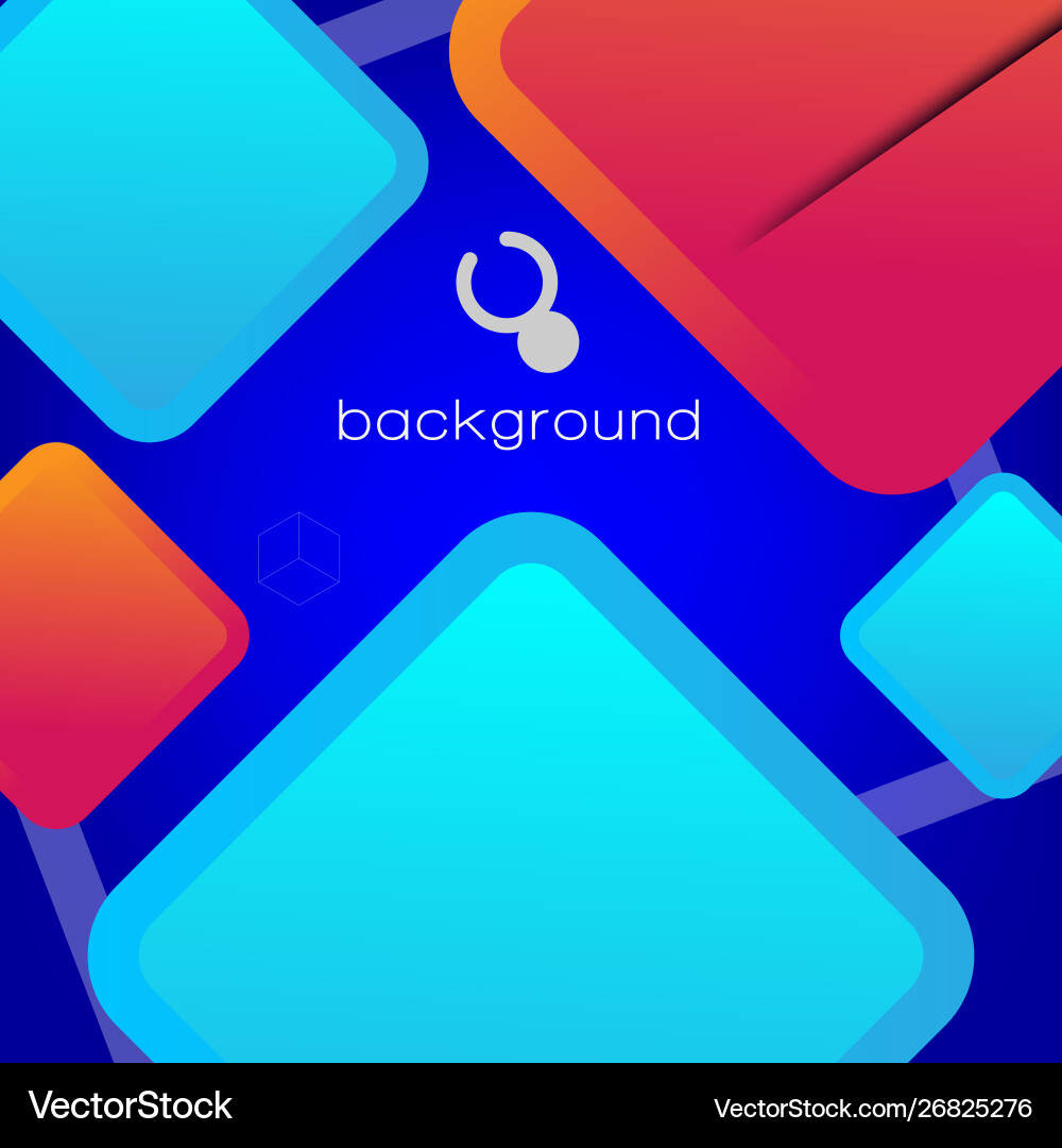 Gradient geometric shape composition background Gradient geometric shape composition background Vector Image