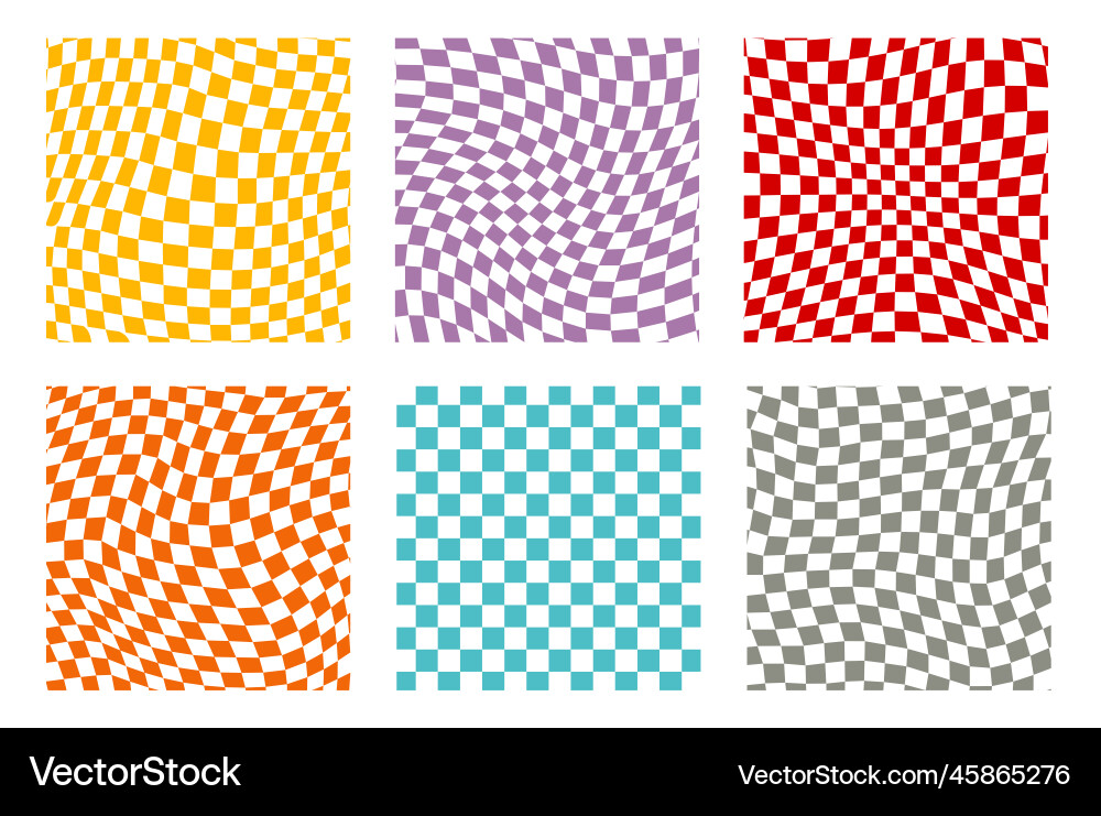Groovy retro pattern background in psychedelic Groovy retro pattern background in psychedelic vector image