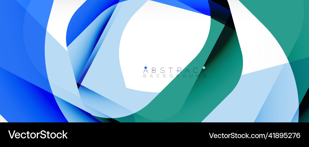 Minimal abstract background - color overlapping Vector Image