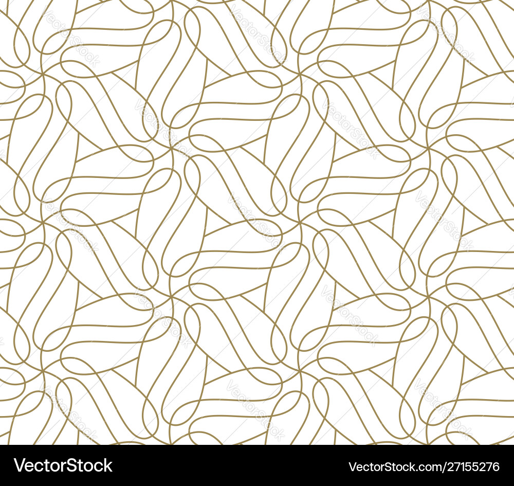 Seamless pattern with abstract geometric line Vector Image