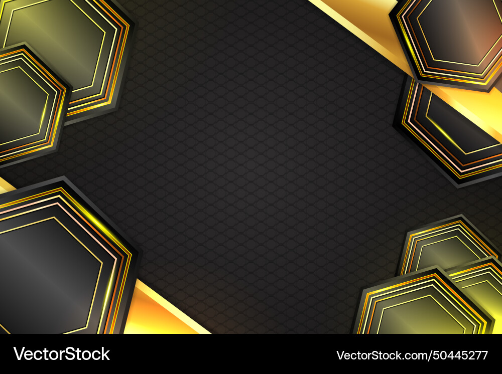 Abstract background polygon shape with black Abstract background polygon shape with black vector image