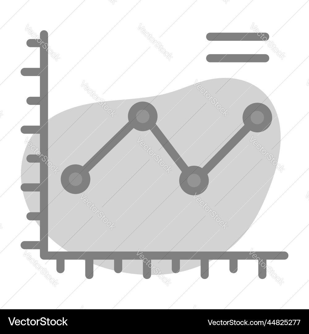 Graph icon user interface as a simple sign vector image