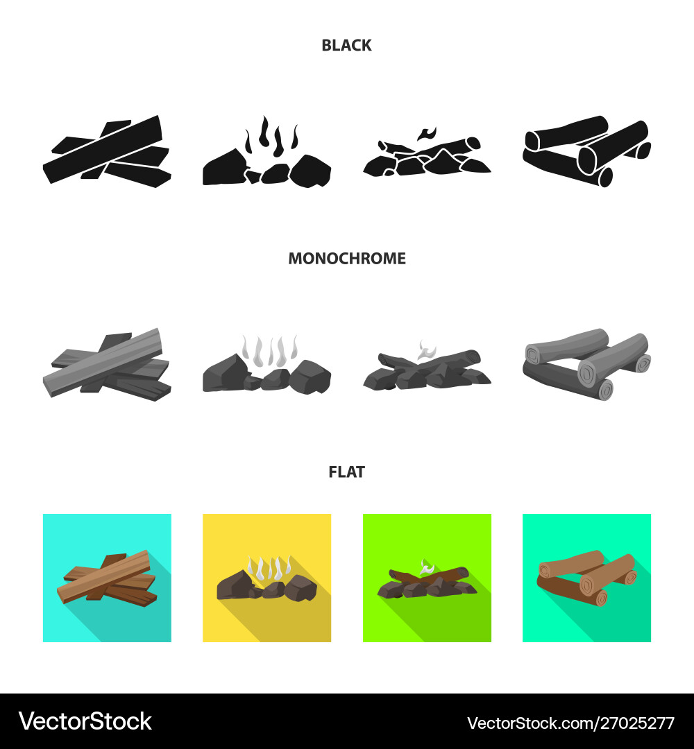 Material and logging icon Material and logging icon Vector Image