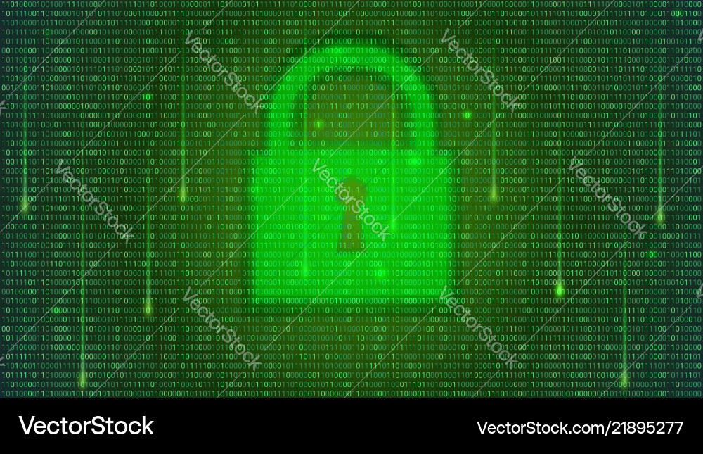 Safety concept binary code floating digits Safety concept binary code floating digits vector image
