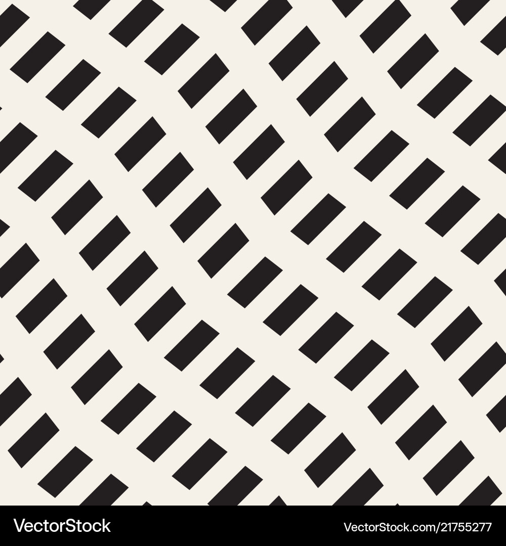 Zigzag Line Pattern - Monochrome Abstract Vector Image