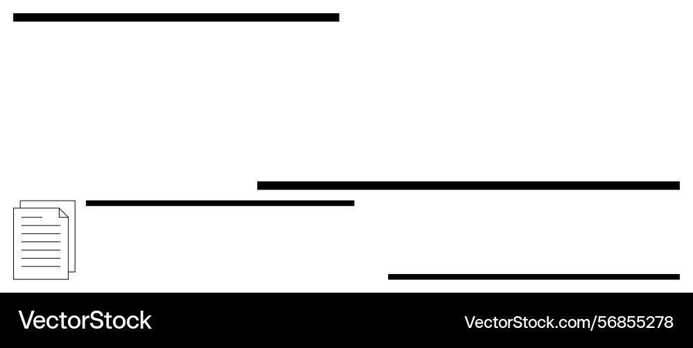 Document layout with horizontal dividers Document layout with horizontal dividers vector image