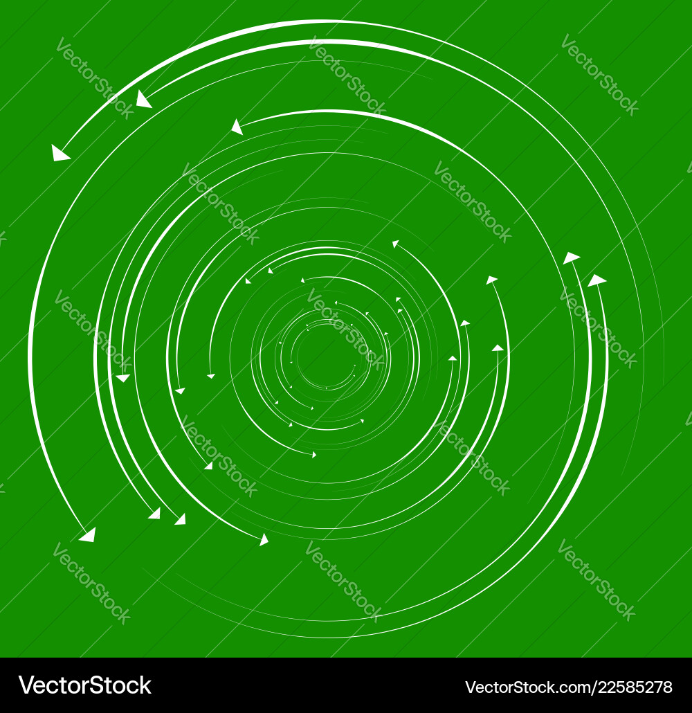 Dynamic Circular Arrows Vector Image