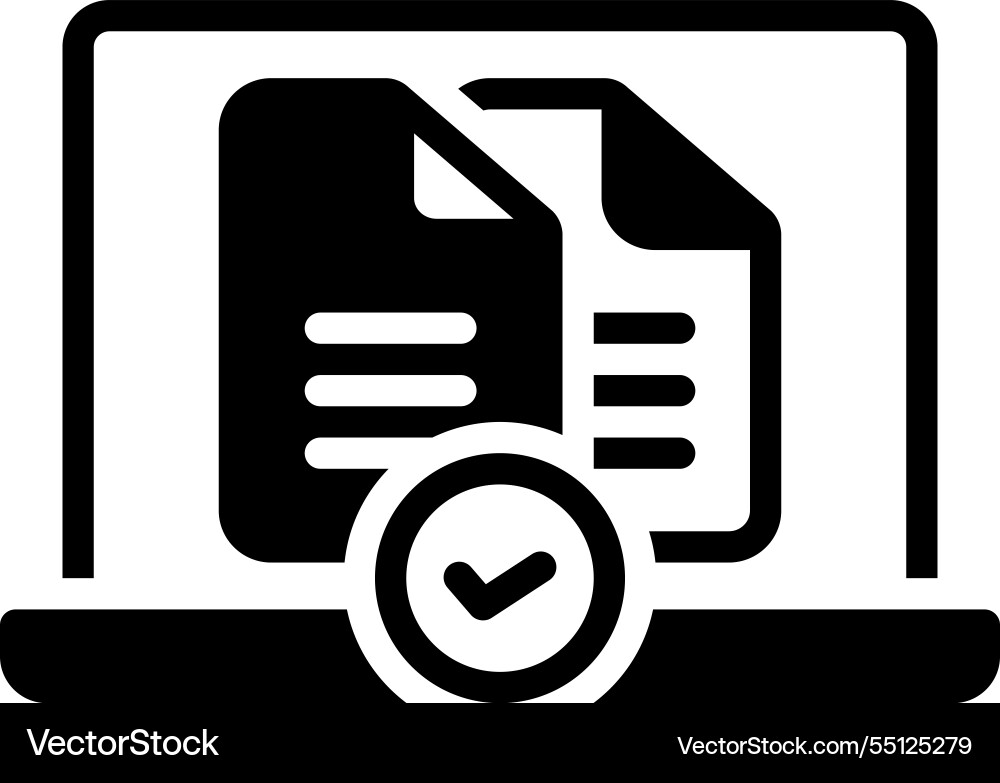 Files Vector Image