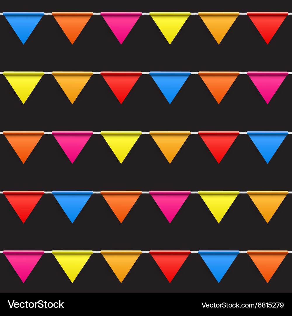 Party background with flags seamless pattern Vector Image