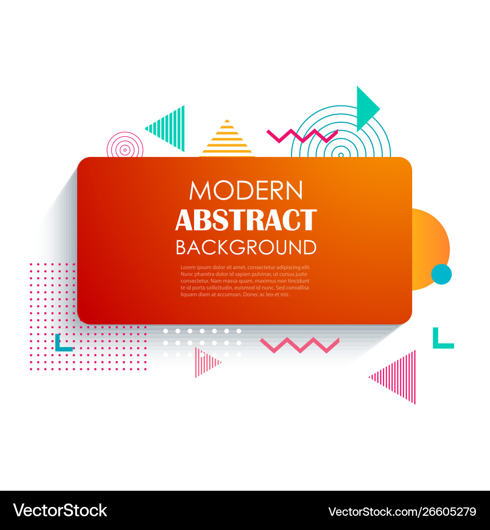Red Geometric Pattern Background vector image