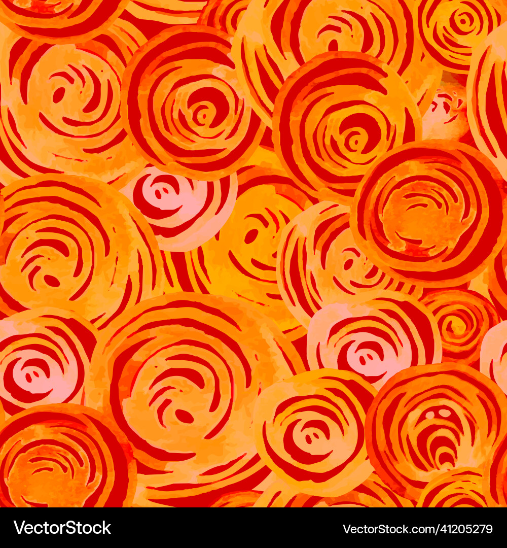 Seamless watercolor paisley pattern Vector Image