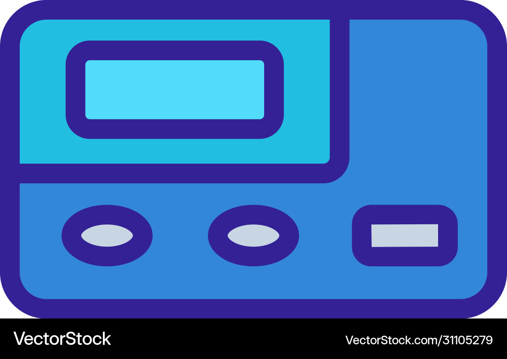 Setting timing icon outline Setting timing icon outline vector image