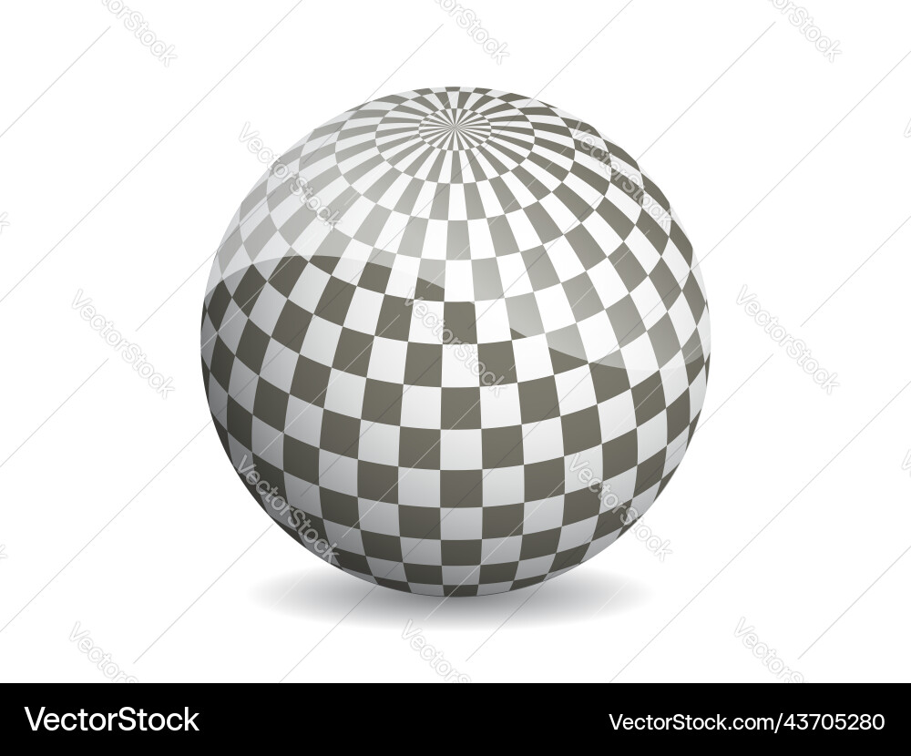 3d ball abstract pattern sphere modern design 3d ball abstract pattern sphere modern design Vector Image