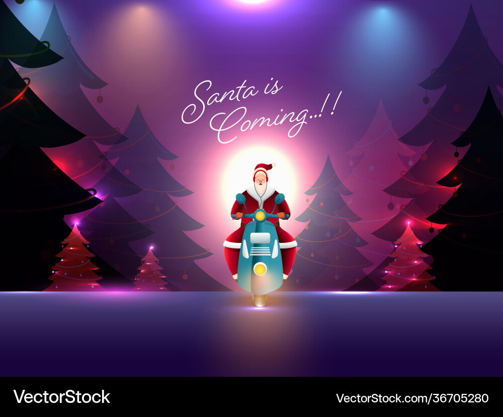 Abstract lights focus background with decorative vector image