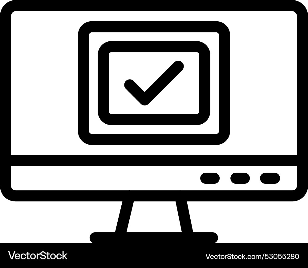 Checkbox icon design Vector Image