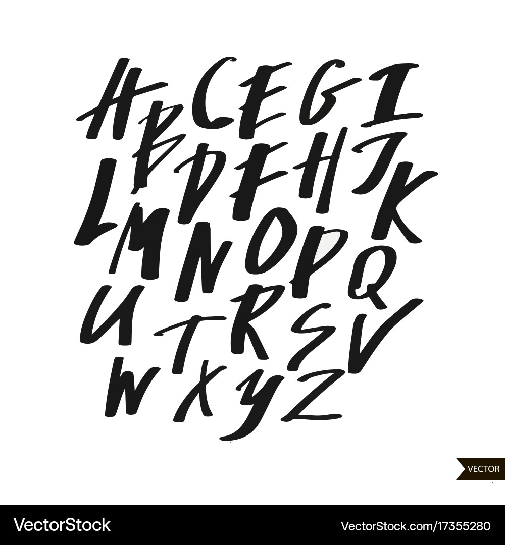 Elegant Calligraphic Script vector image