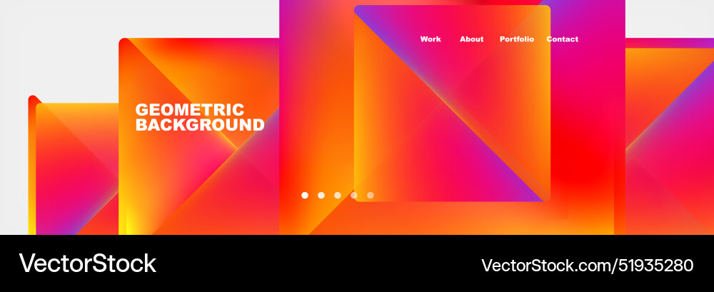 Gradient triangles composition with bright fluid Gradient triangles composition with bright fluid vector image