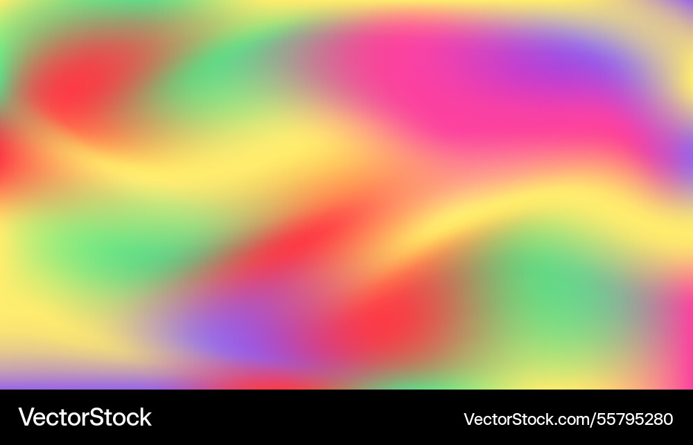 Holi blurred gradient background multicolored Holi blurred gradient background multicolored vector image