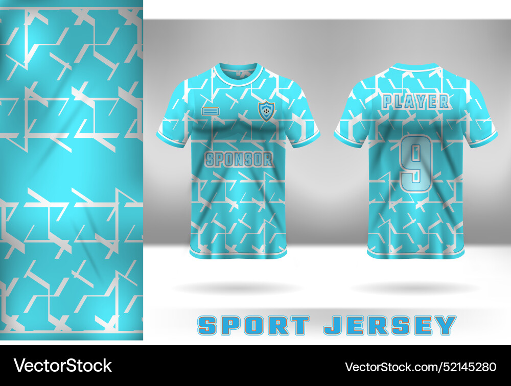 Jersey template design simple and elegant pattern Jersey template design simple and elegant pattern Vector Image
