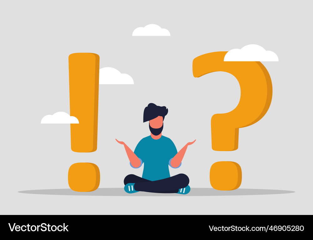 Questions and answers or frequently asked Questions and answers or frequently asked vector image