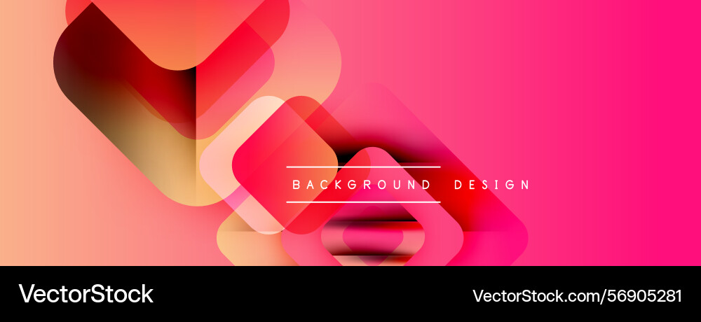 Abstract geometric shapes overlap creating Abstract geometric shapes overlap creating vector image