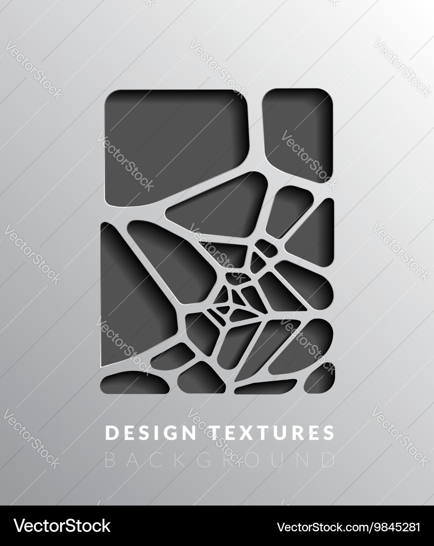 Geometric Voronoi Pattern Background vector image