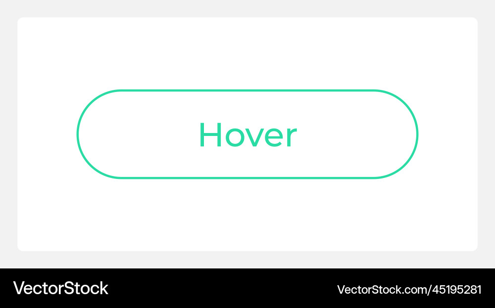 Hover Register Taste ui Element Template Hover Register Taste ui Element Template Vektorbild