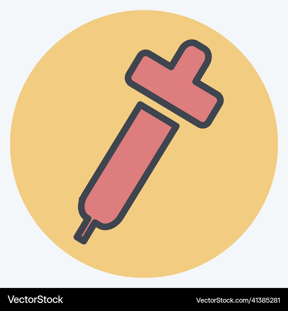 Icon colorize - color mate style simple Icon colorize - color mate style simple Vector Image