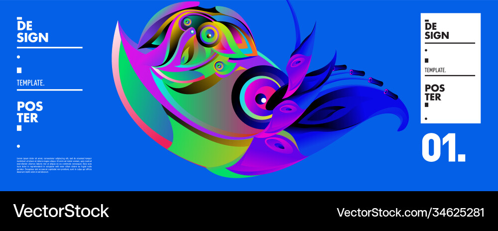 Landing page background template with colorful Landing page background template with colorful Vector Image