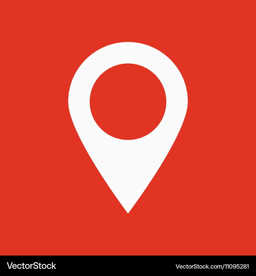 Pointer icon navigation and location symbol Vector Image