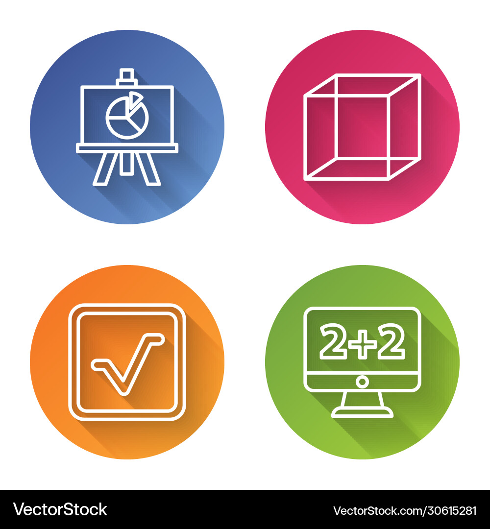 Set line xyz coordinate system function Vector Image