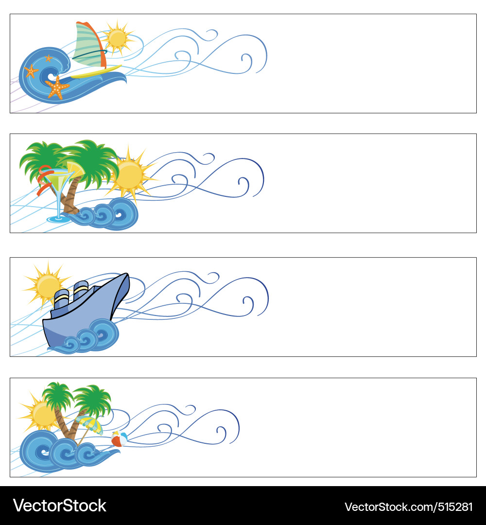 Summer holidays Vector Image
