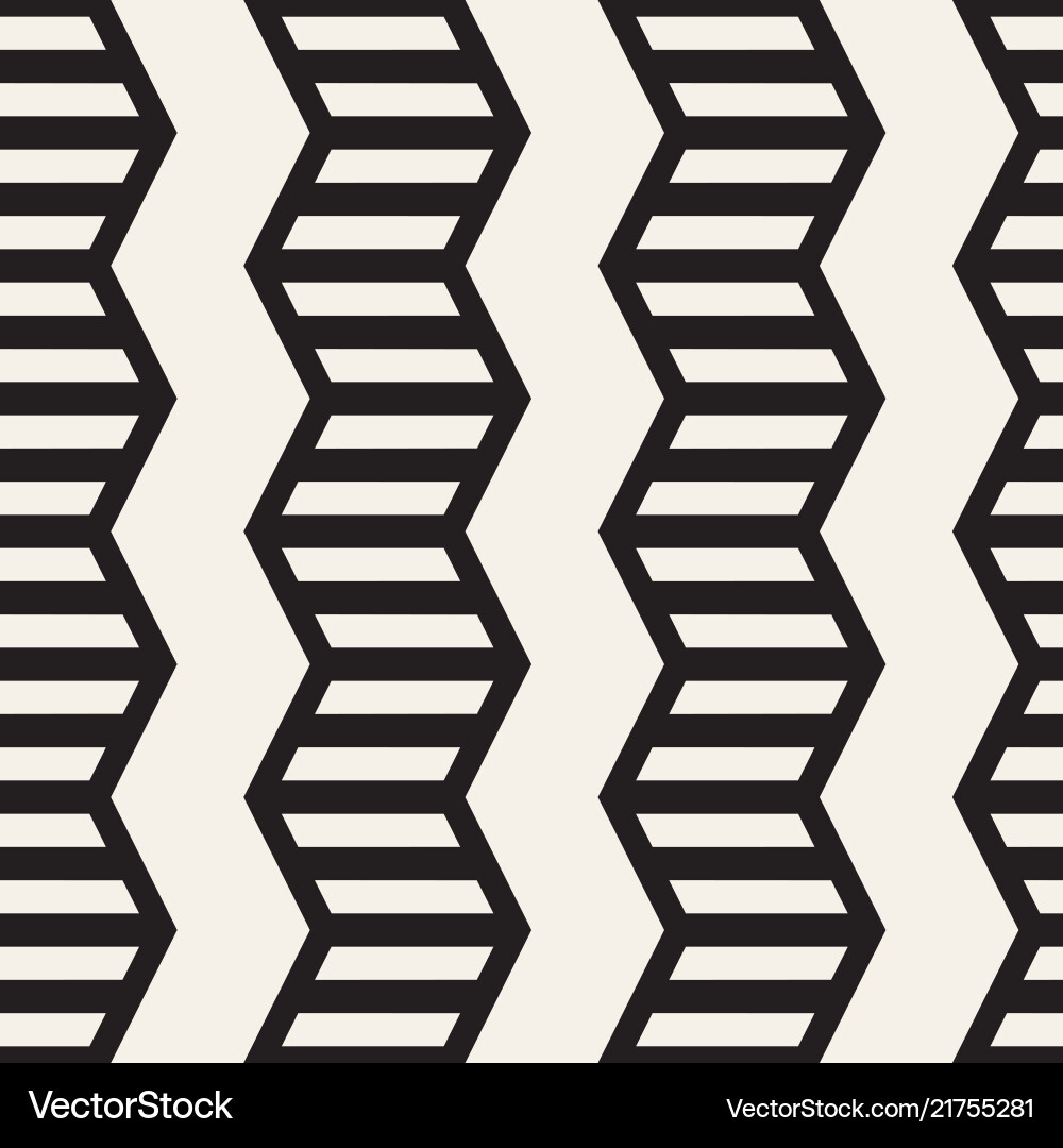 Zigzag Line Pattern - Abstract & Stylish vector image