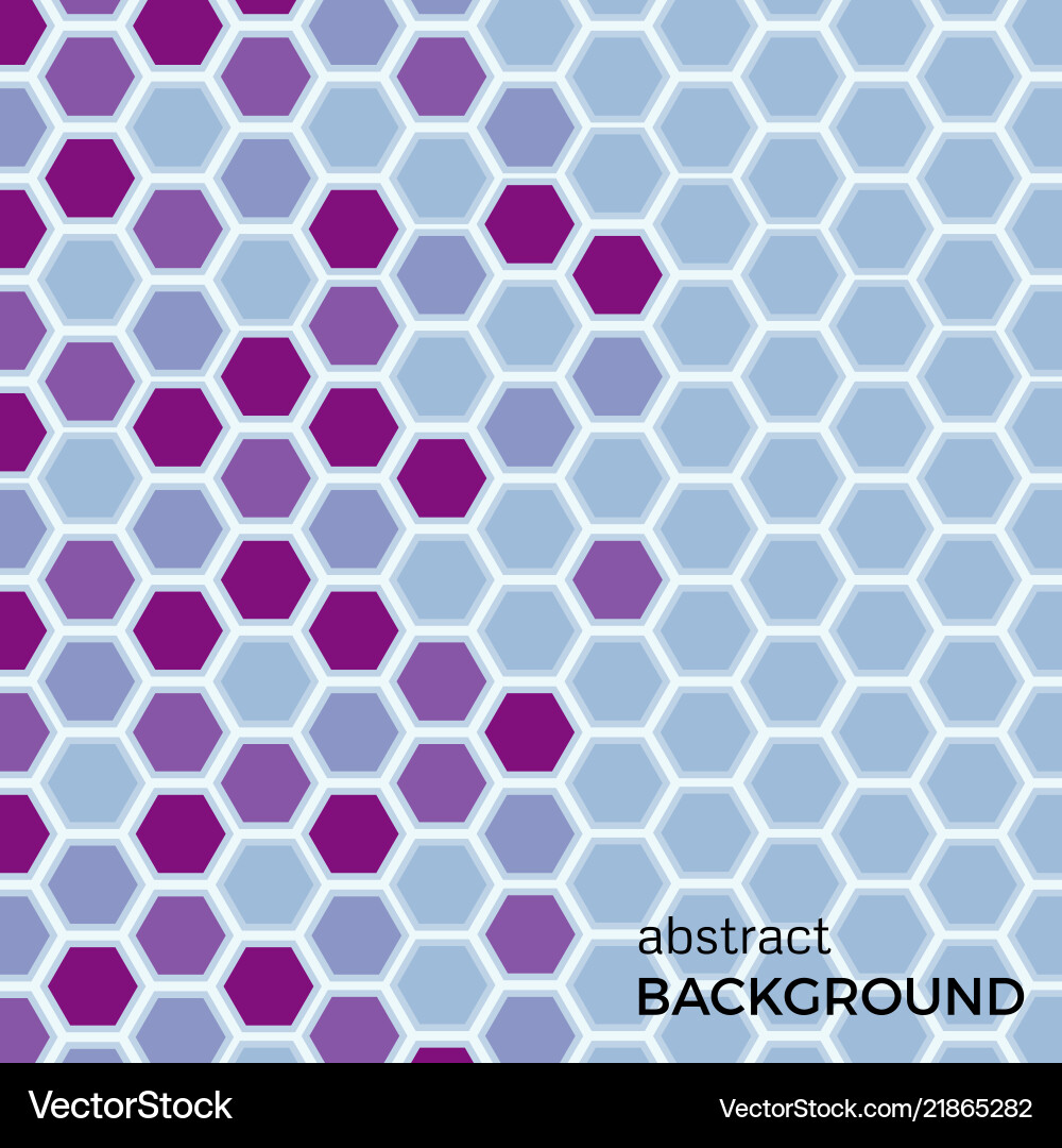 Abstract background with color hexagons elements Abstract background with color hexagons elements Vector Image