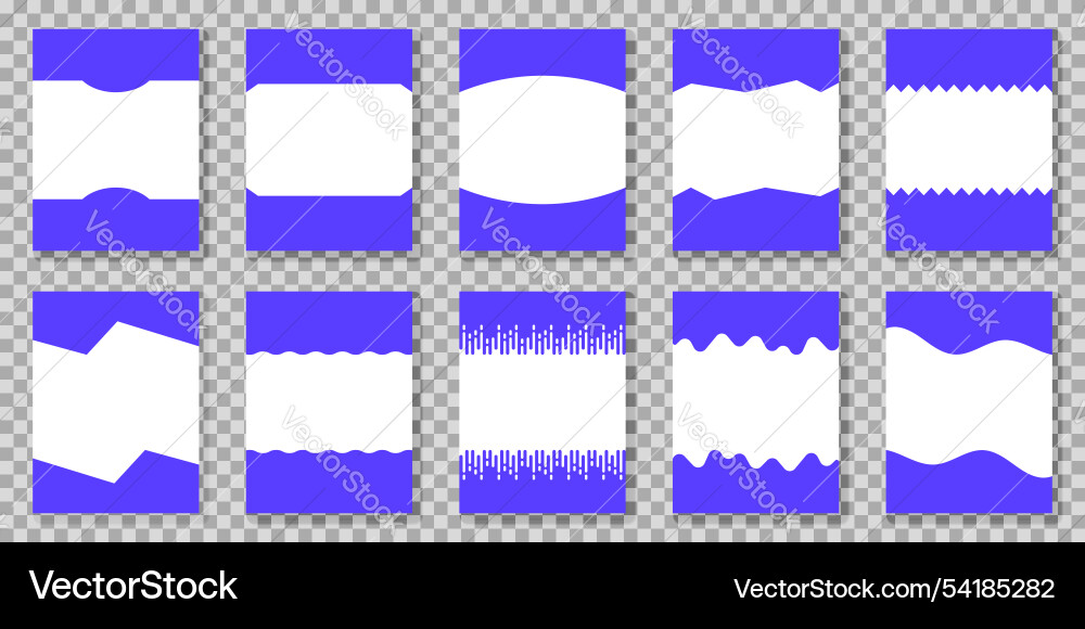 Abstract design elements for header and bottom vector image