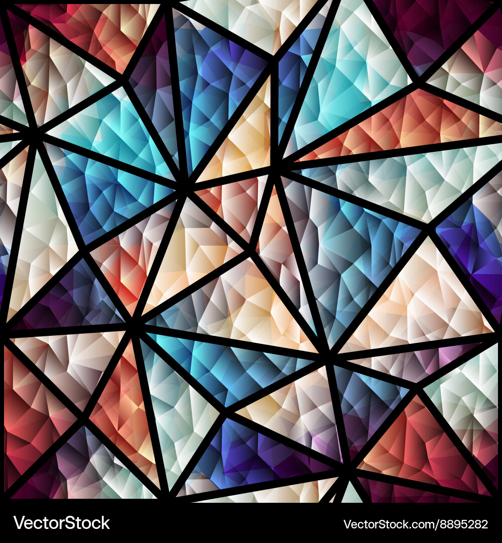 Abstract seamless triangle pattern Vector Image