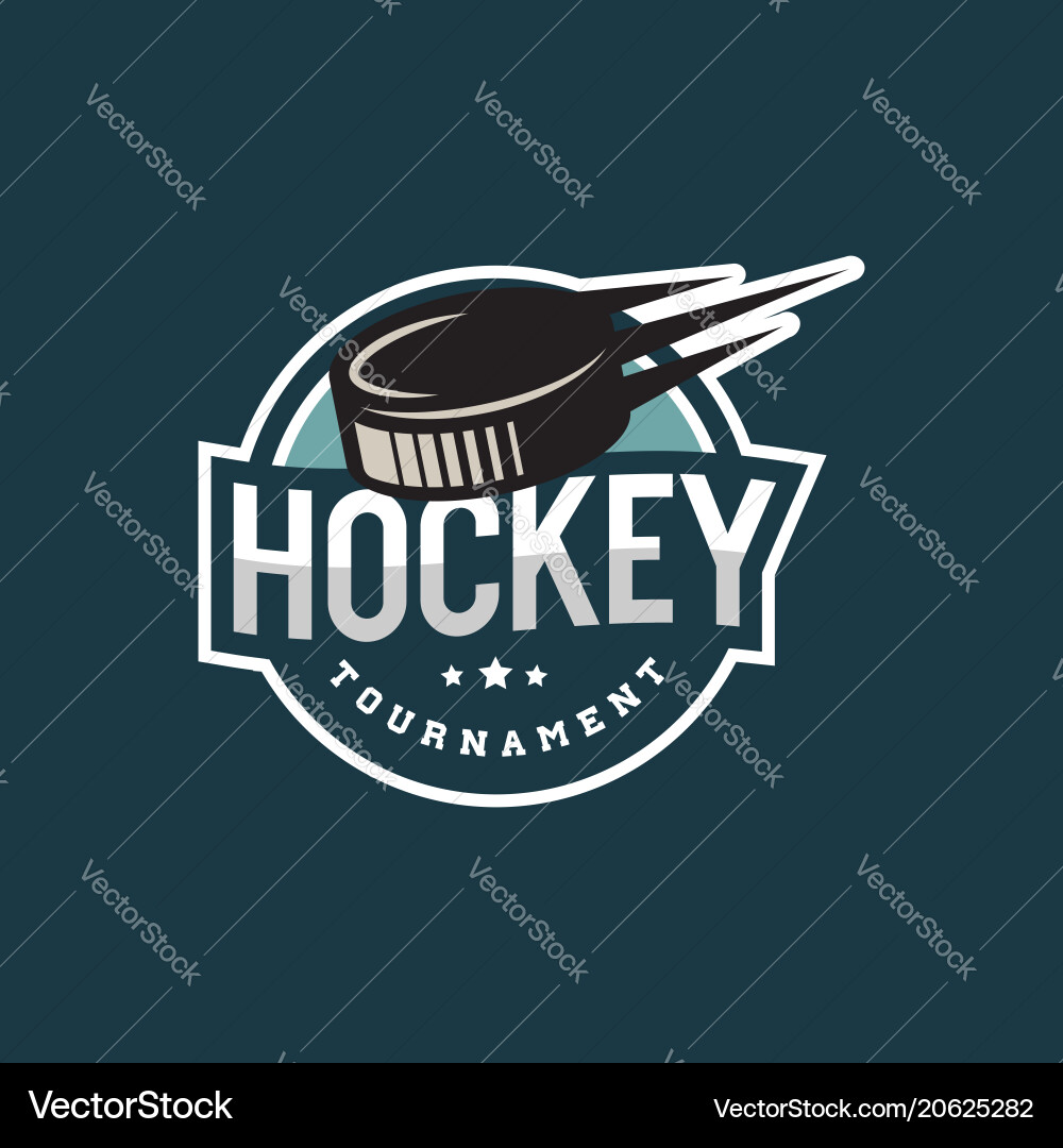 Hockey Logo Emblem vector image