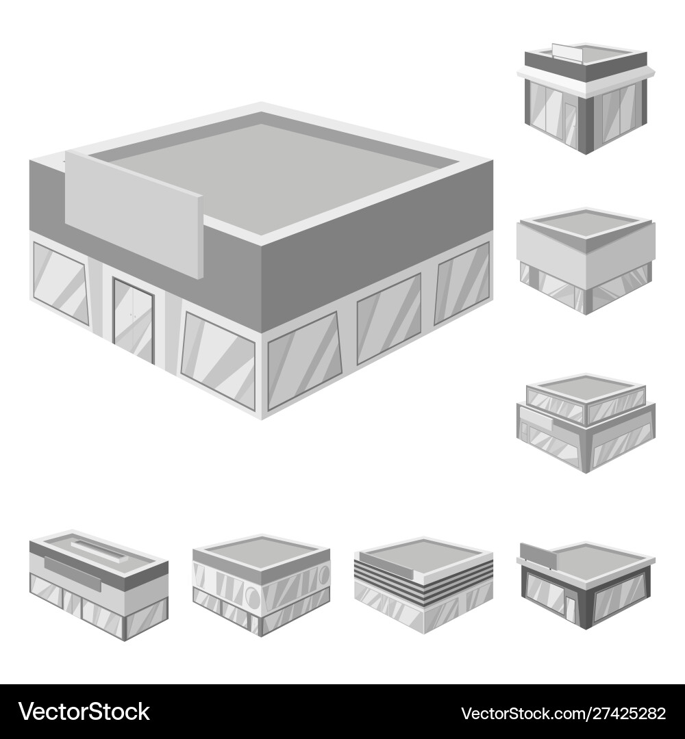 Isolated object construction and showcase sign Vector Image
