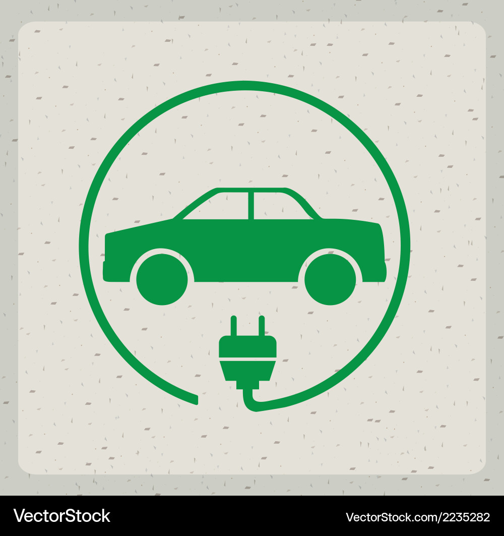 Save energy design over pattern background Vector Image