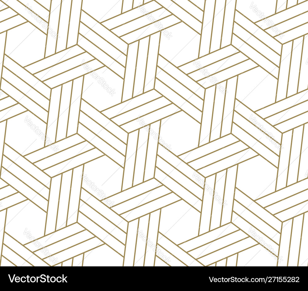 Seamless pattern with abstract geometric line Vector Image