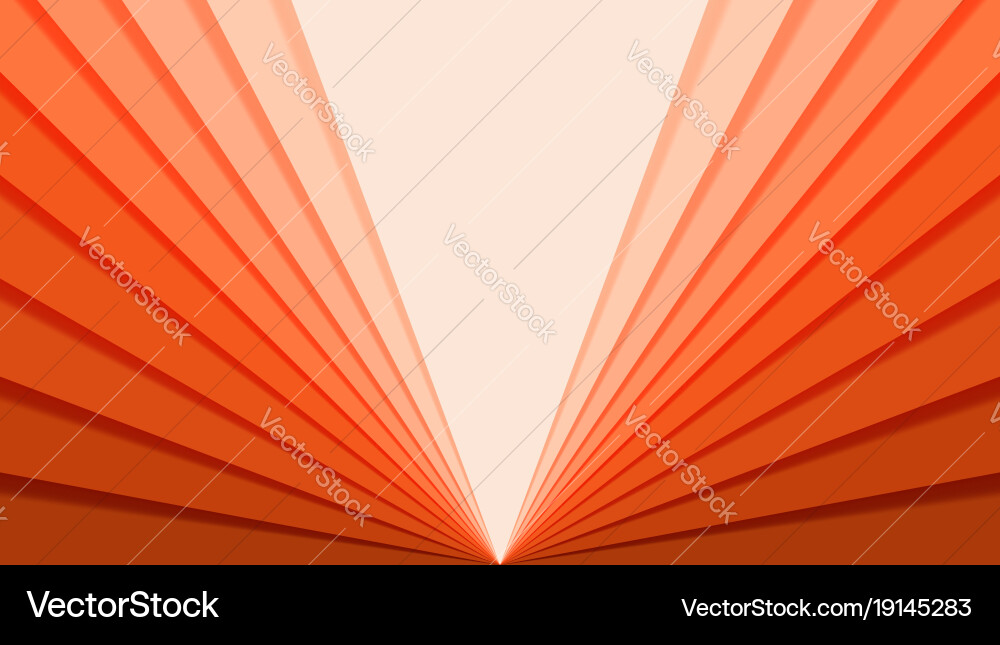 Paper cut out backdrop with gradient idea Vector Image