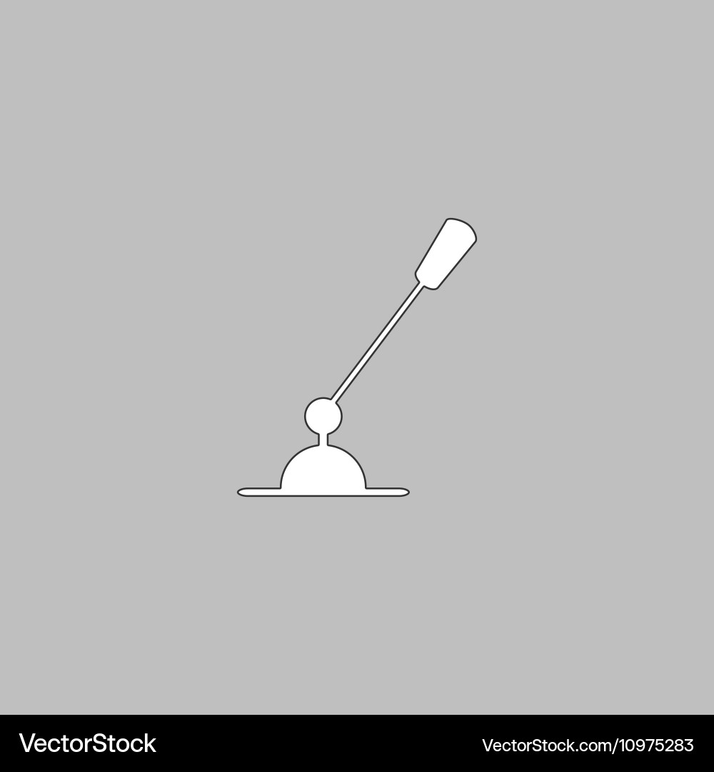 Pc microphone computer symbol Vector Image