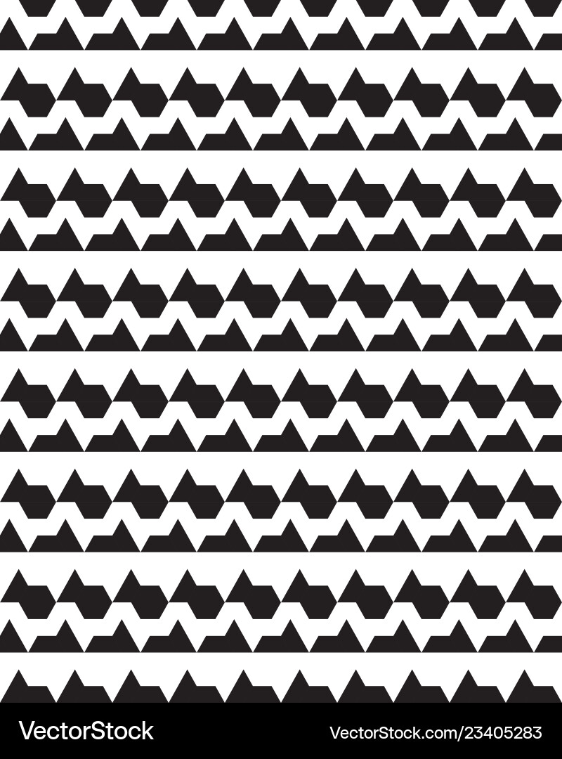 Seamless monochrome geometric polygons patterns Seamless monochrome geometric polygons patterns vector image
