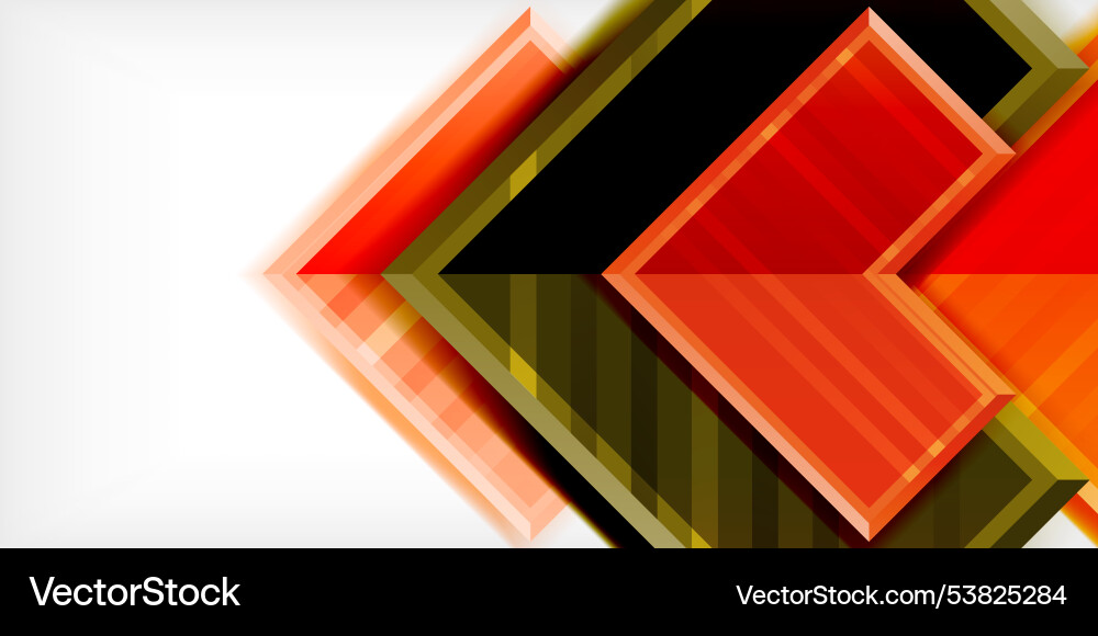 Arrow symbols created with 3d effects and line Arrow symbols created with 3d effects and line vector image