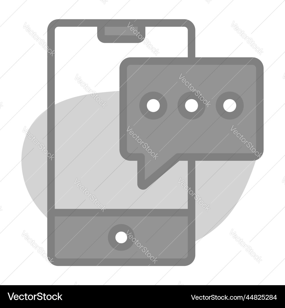 Chatting icon user interface as a simple sign Vector Image
