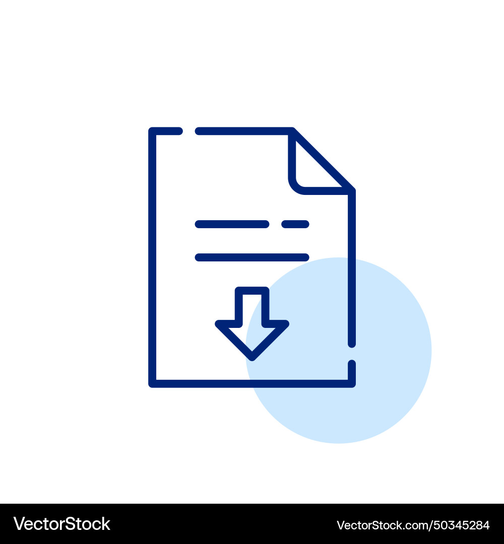 Downloading text file on your computer pixel Downloading text file on your computer pixel Vector Image