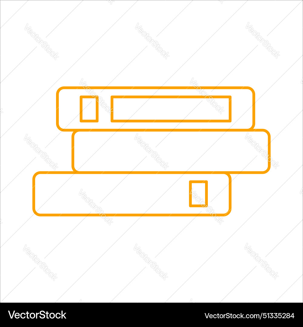 E-learning design element set Vector Image